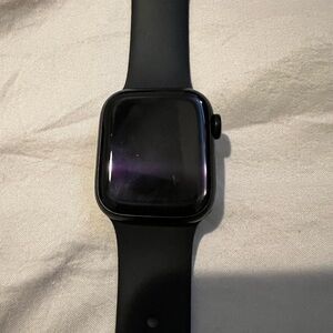 Apple Black Smartwatch with Sleek Design